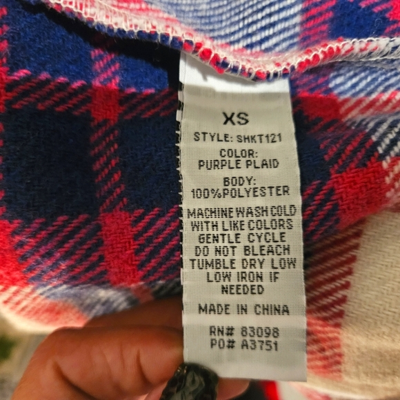 Miss Posh Outerwear Crop Jacket Purple & Blue - Picture 3 of 8